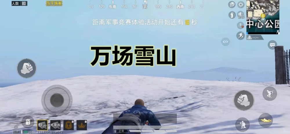 《龙百万聊吃鸡》和平精英万场雪山第一人